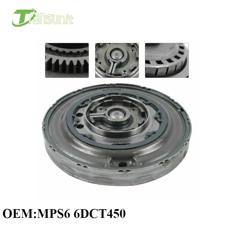 MPS6 6DCT450 Барабан сцепления коробки передач 1268154 C-FX подходит для CHRYSLER DODGE FORD VOLVO LAND ROVER