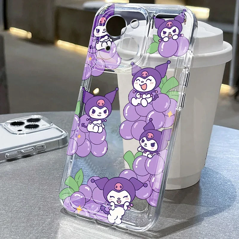 Casing Lunak Transparan untuk Honor X7b 90 Lite Y9 Prime 2019 X9a X9b X8b Sanrio Melody Kuromi