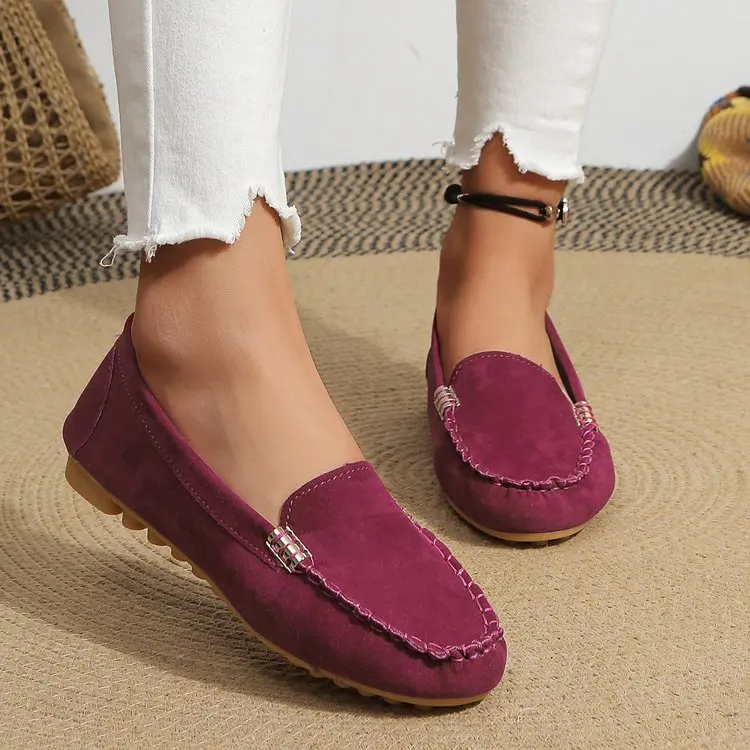 

Women Shoes 2023 Spring Autumn Women Casual Flat Shoes Slips Round Toe Denim Flat Loafer Plus Size Jeans Shoes Round Toe Casual