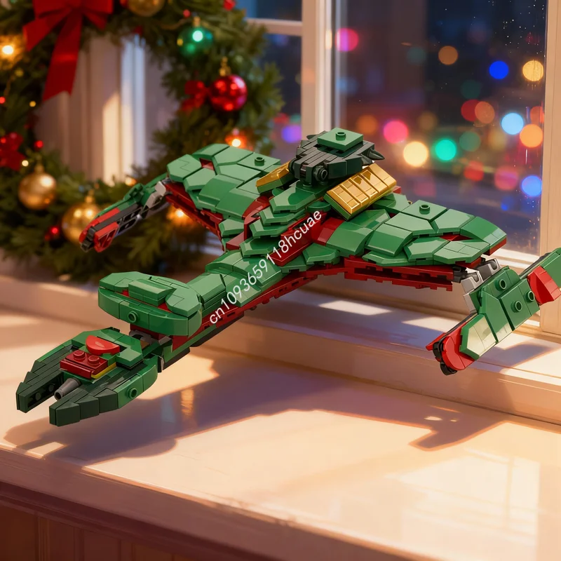 

433pcs MOC Klingon Vor Cha Class Cruiser Creator 3 1 Model Building Blocks Christmas Gift Construction Creative Toy Idea Brick