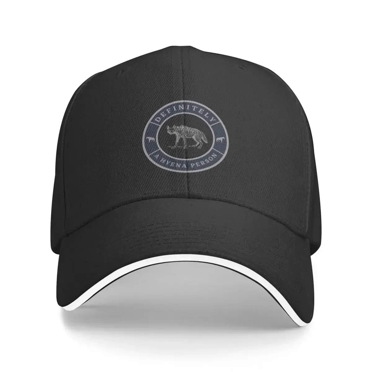 

Definitely a hyena person Baseball Cap fun hats fashionable Wild Ball Hat cute Baseball Men Women's
