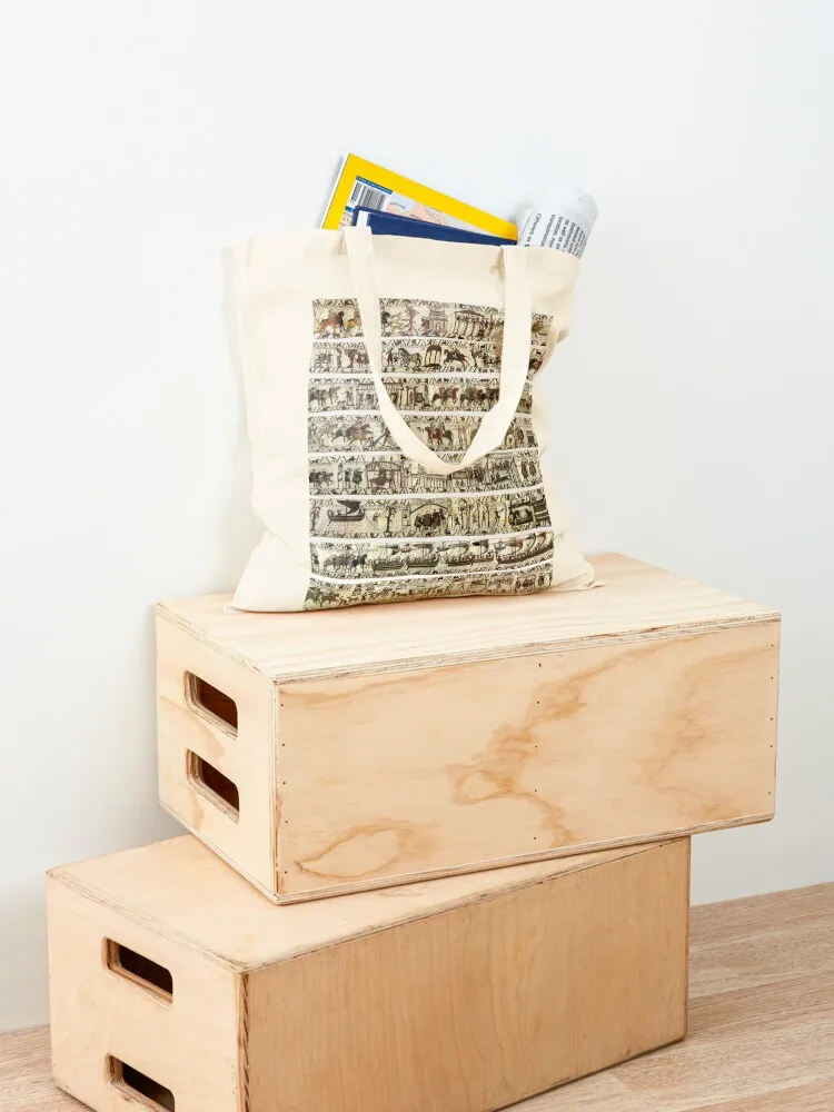 THE BAYEUX TAPESTRY Tote Bag handbag bag luxury women canvas tote bags women bag