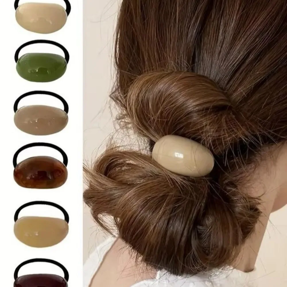New Summer High Elastic Rubber Hair Bands Firm Ponytail Hold Stylish Premium Hair Rings Girls Daily Wear Hair Accessories