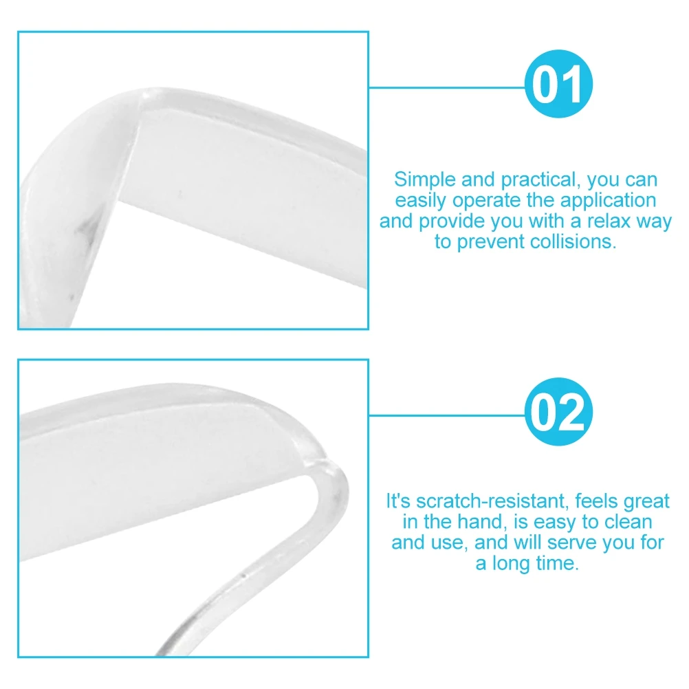 

20 Pcs Anti Collision Transparent Protectors PVC Furniture Baby Kids Table Edge Corner Guard Bumper Strip Safe Practical Long