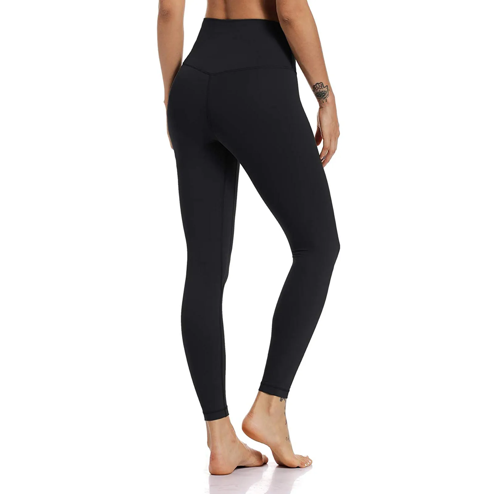 

Quick-drying Sport Fitness Yoga Leggings Sexy Push Up Hidden Nude Tight Compression Bottoms Pants Seamless High Waist Trousers