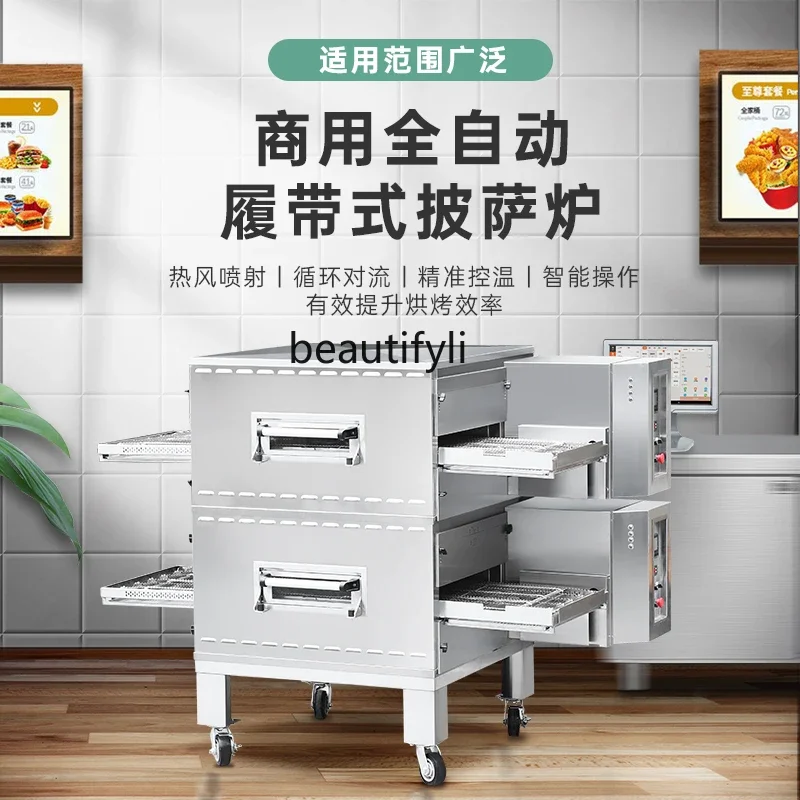 New Pizza Oven Commercial Burger Machine Hot Air Circulation Chain Oven Electric Automatic Oven