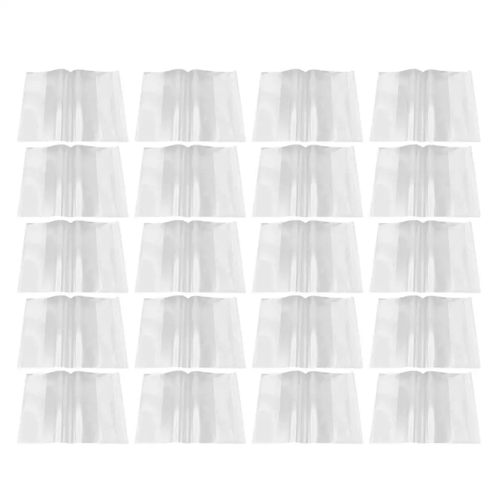 20 Pcs Transparent Book Cover Clear Protector Sleeve Waterproof Textbook Covers for Students Plastic Notebook pouch