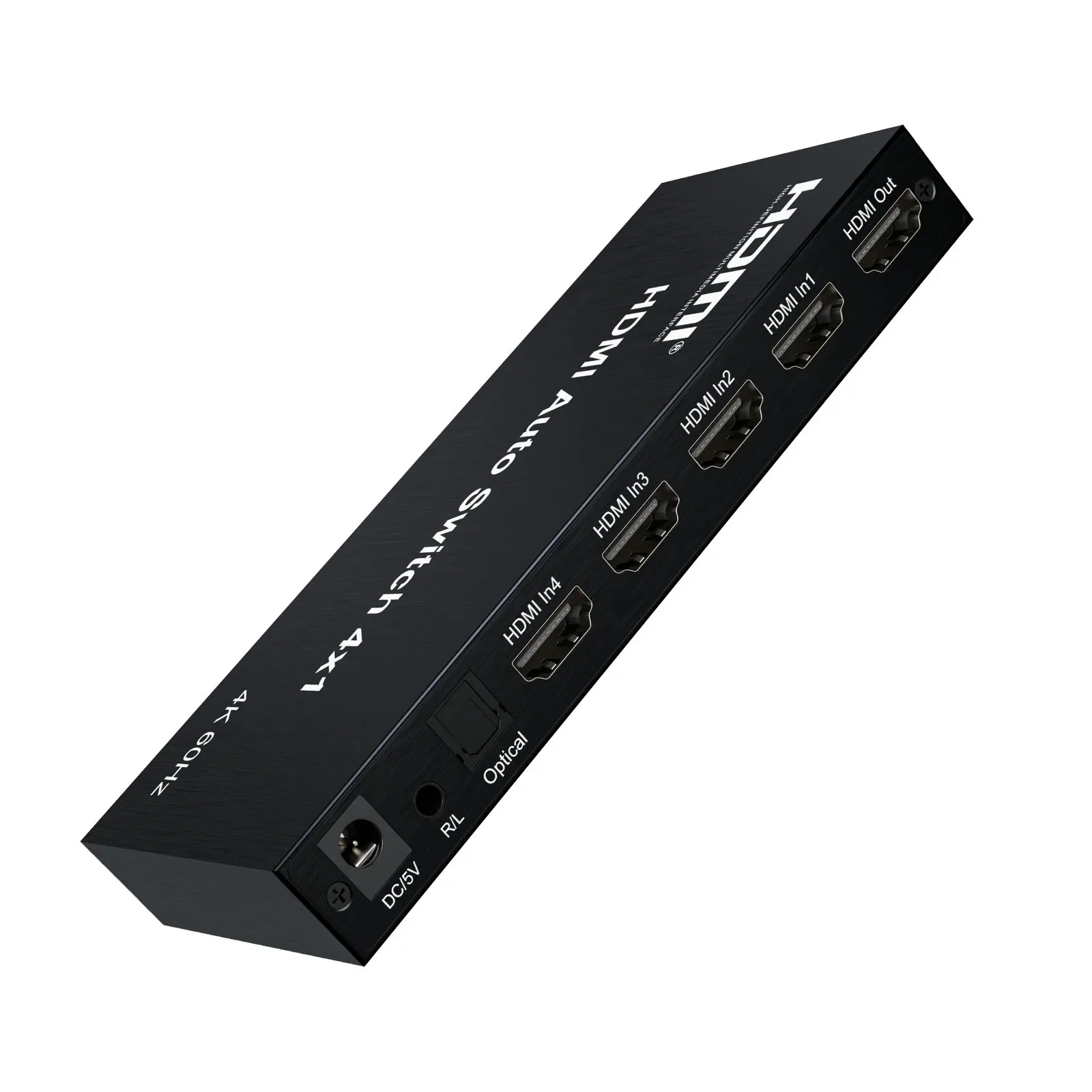 3D HDR HDMI Auto Switch 4x1 4K 60Hz EDID HDMI Switcher 4 in 1 Out Cycle Display for DVD Media Player PS4 TV Box PC To TV Monitor