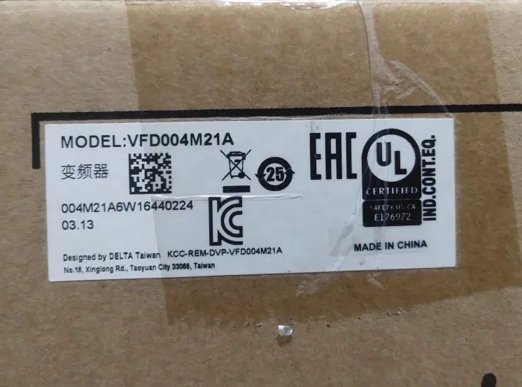 VFD004M21A Brand New Original Genuine Delta VFD-M Series Inverter In Stock