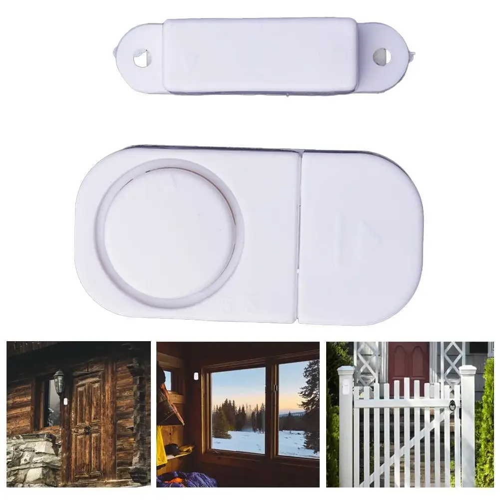 1Pc Door Window Wireless Alarm Battery Powered Tape Home Magnetic Sensor Your Or Easily Protects Alarm Office Installs Q7U5