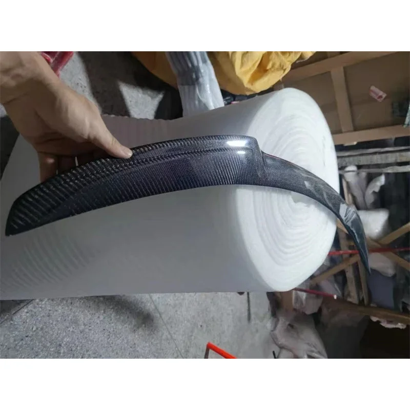 

Carbon Fiber Rear Trunk Spoiler Wing Lip Kit Car Refit Accessories