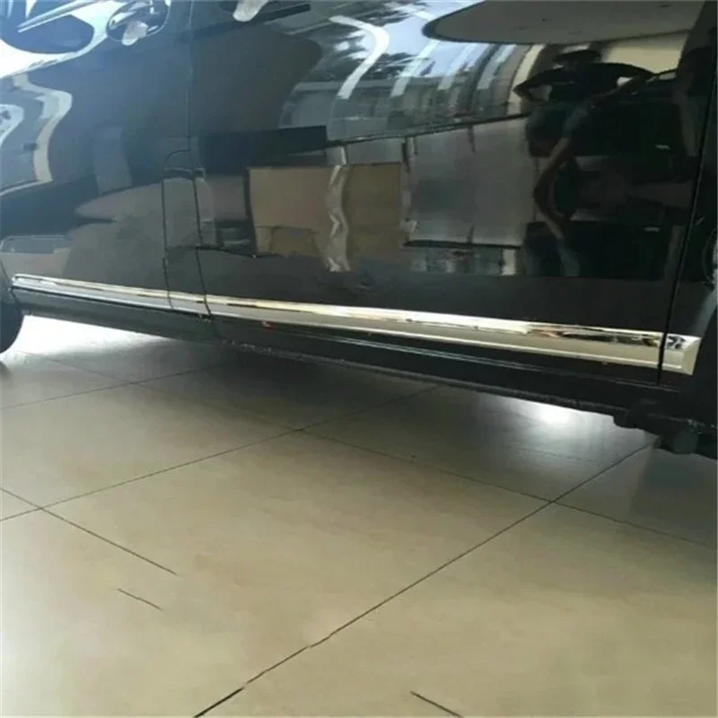 

WELKINRY For Benz V-Class W447 3rd Generation 2016-2026 V220 V250 V260 ABS Chrome Outer Car Body Door Side Moulding Bar Trim
