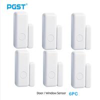 Micro wireless door and window magnetic sensor, home alarm system, application alarm notification, window sensor detector, 433MH