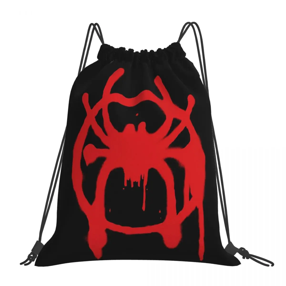 

Into The Spider-Verse Backpacks Portable Drawstring Bags Drawstring Bundle Pocket Sports Bag Book Bags For Travel Students