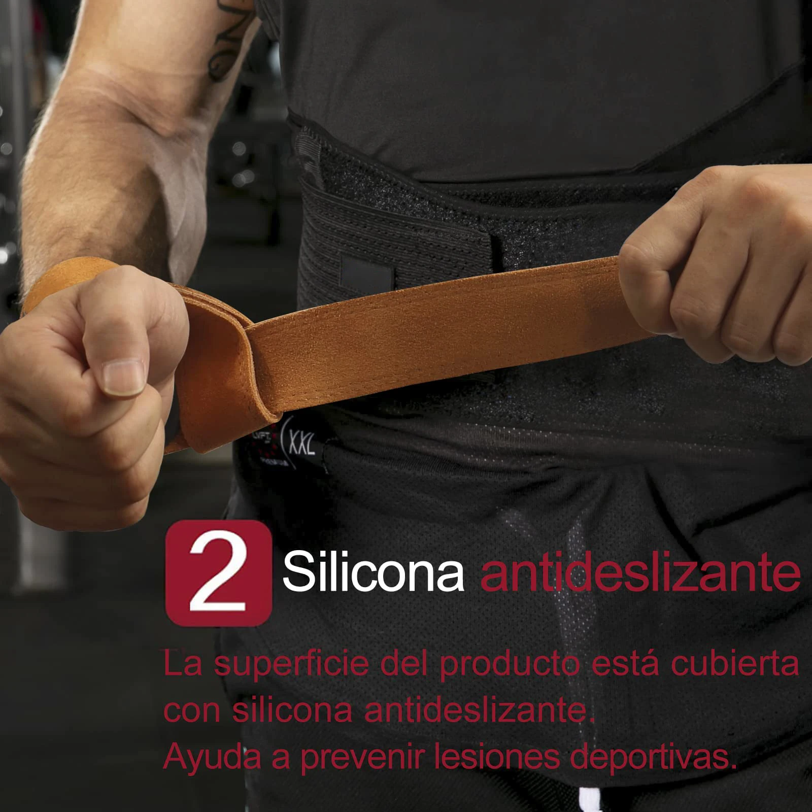 Anti-Skid Wrist Lifting Correias, difícil puxar apertos, algodão Grips Band, Deadlift Correias, Neoprene Almofada Pulso Acolchoado Halterofilismo