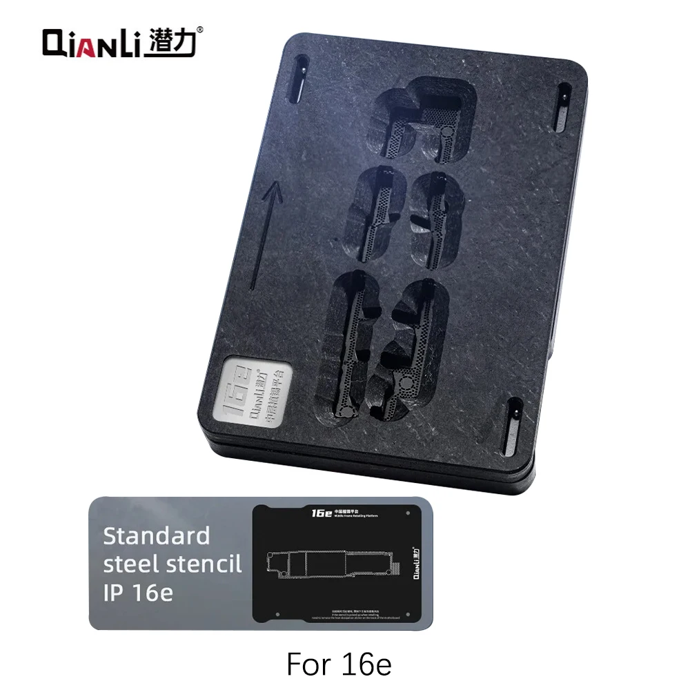 Qianli Motherboard Middle Board Planting Tin Reballing Platform BGA Reballing Stencil for iPhone X 11 12 13 14 15 16 17 Pro max