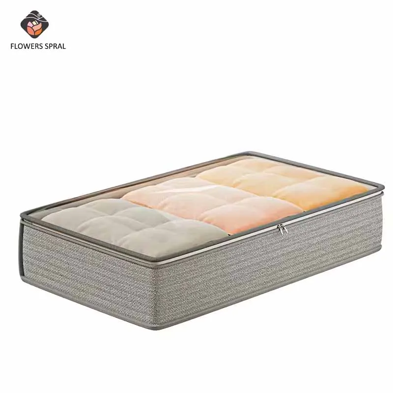 Bed Bottom Storage Bag: Extra Thick, Mold Resistant, Durable, Foldable For Storing Clothes, Bed Bottom Organizing Tool