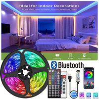 Rgb Led Lights 1-30M Ice String 5V 5050 Usb Adhesive Led Strip Bluetooth Children'S Gaming Room Decor Lamp Tape Tv Led Backlight