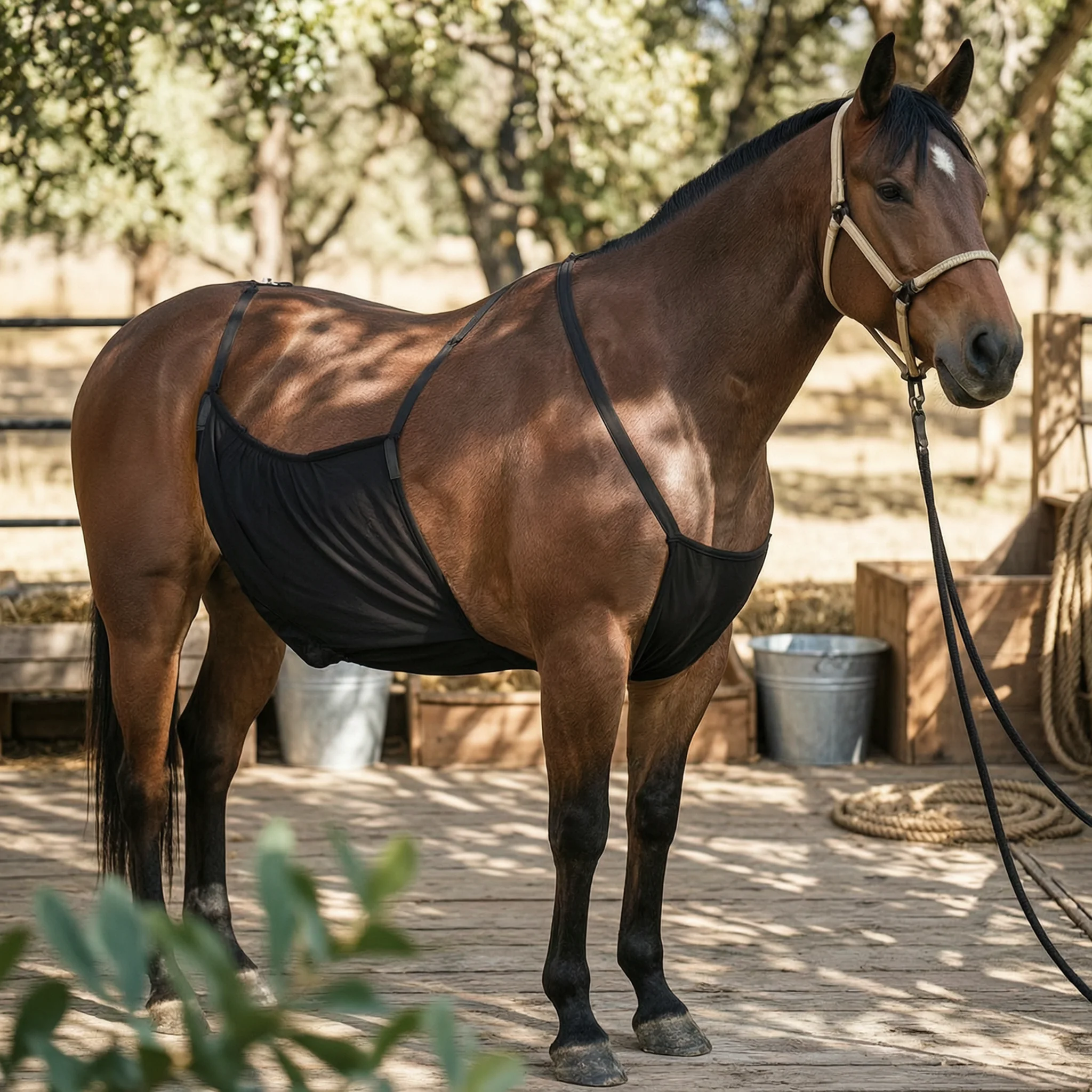

Horse Belly Cover Contoured Equine Gear