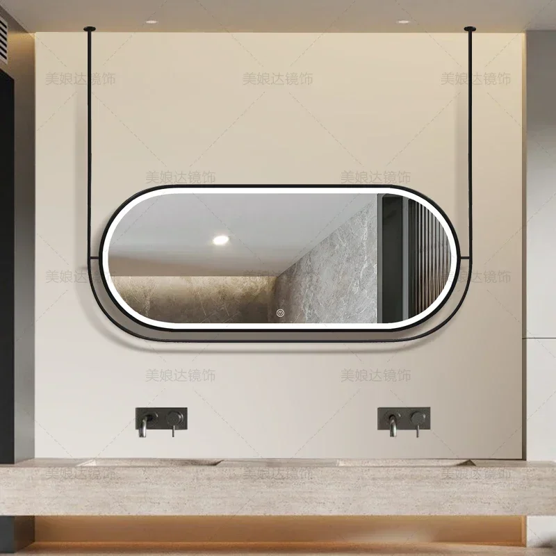 

Handicraft Mirrors Mirror Wall Sticker Home Decoration Living Room Adhesive Light Jeweler Large Hanging Decorative Long Interior