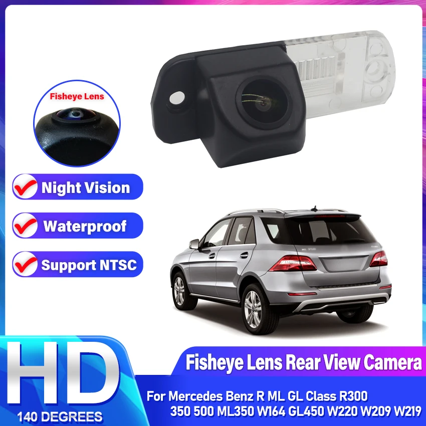 1080*720P HD Waterproof Car Backup Rear View Camera For Mercedes Benz R ML GL Class R300 350 500 ML350 W164 GL450 W220 W209 W219