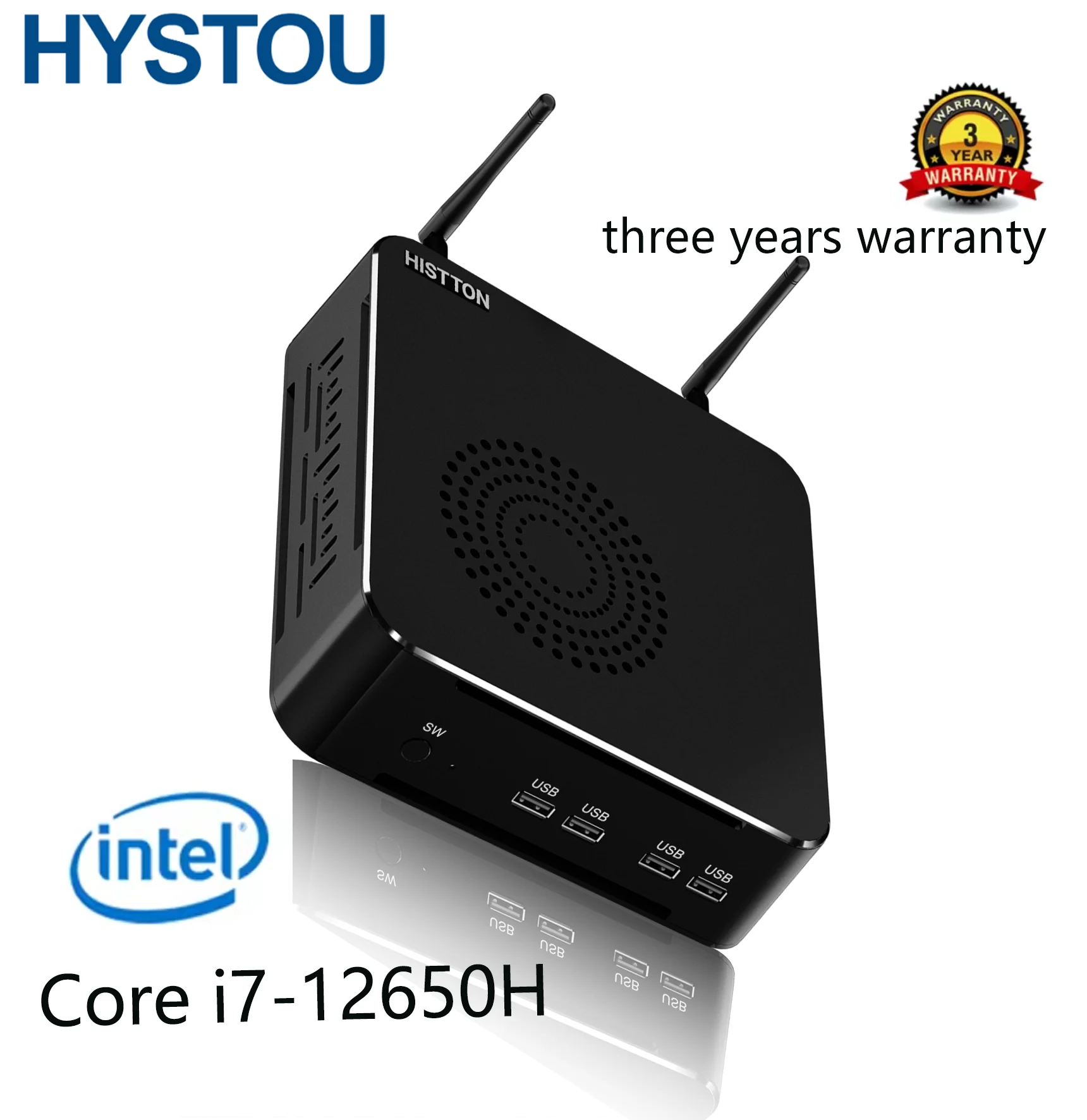 

Мощный мини-настольный компьютер: процессор Intel i7-12650H, турбонаддув 5,0 ГГц, двухканальная память, поддержка нескольких дисплеев для требований