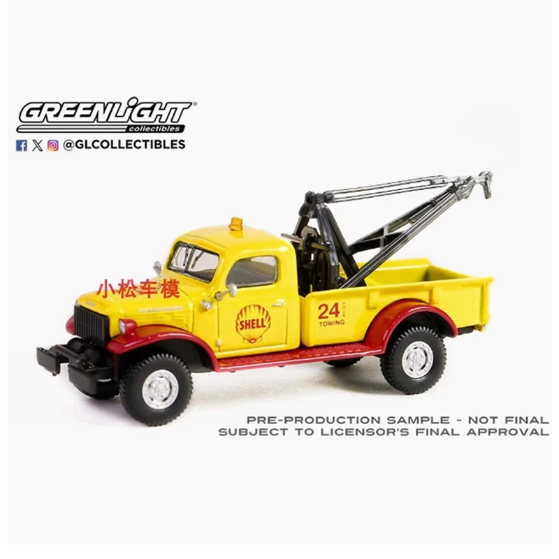 

GreenLight, литой под давлением, масштаб 1:64, 1987, Dodge's Power Wagon Wrecker, сплав, имитация модели автомобиля, праздничные подарки, игрушки