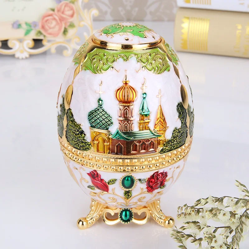 European Style Palace Automatic Toothpick Box Fashion Metal Retro Toothpick Holder Toothpick Box Home Decoration New Design