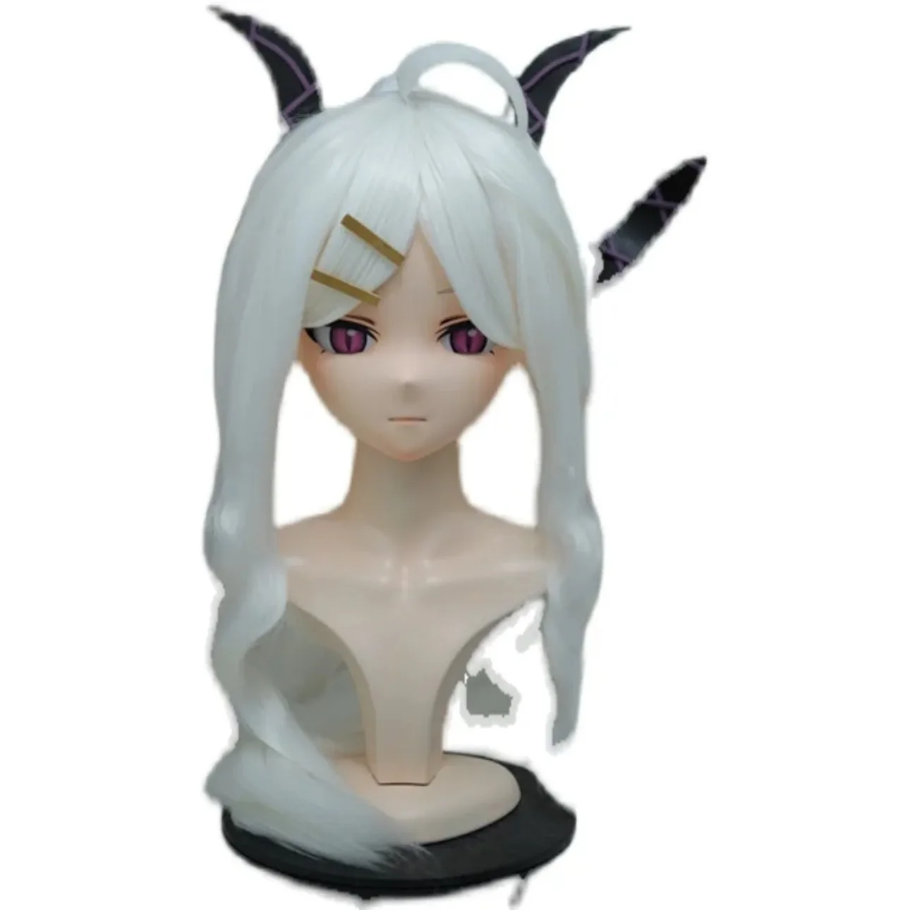Kigurumi Kokusaki Hina NFD full headband lock cosplay headshell props costume anime game