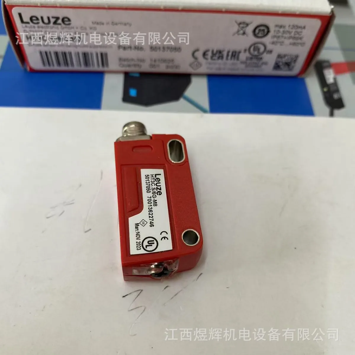 Leuze Labor Easy Test, Diffuse Reflection Photoelectric Sensor HT3C. S/6G-M8 Original Genuine