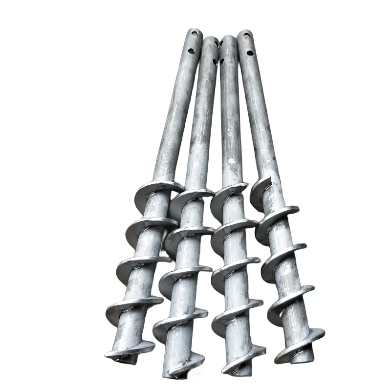 OEM Custom Conveyor Mixer Stainless Steel Screw Shaft For Physical Mixer