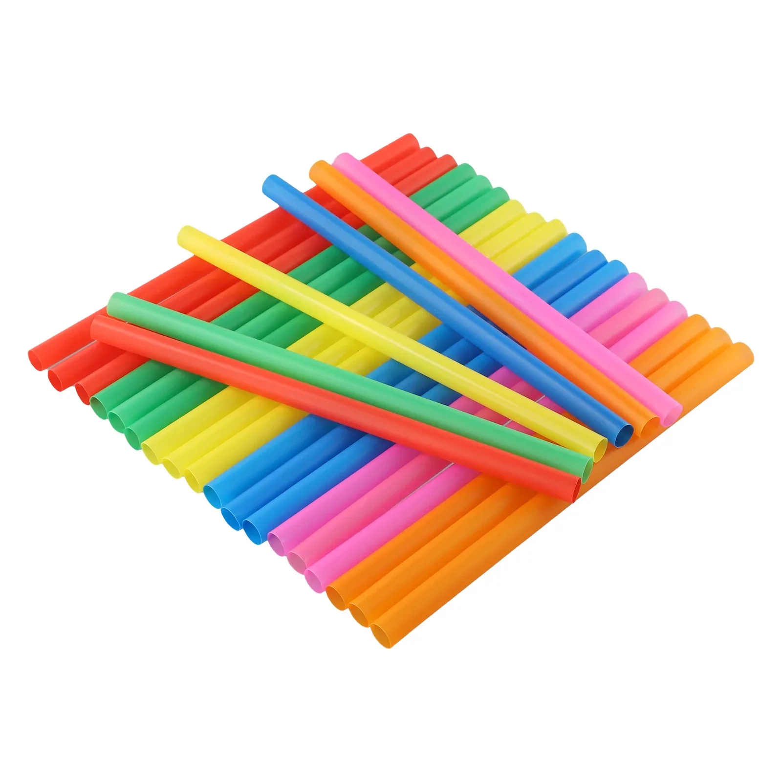 100pcs Oversized Straw Bar Restaurant Coarse Pipette Pearl Milk Tea Boba Bubble Tea Fat Drinking Smoothie Milkshake 11mm Bore