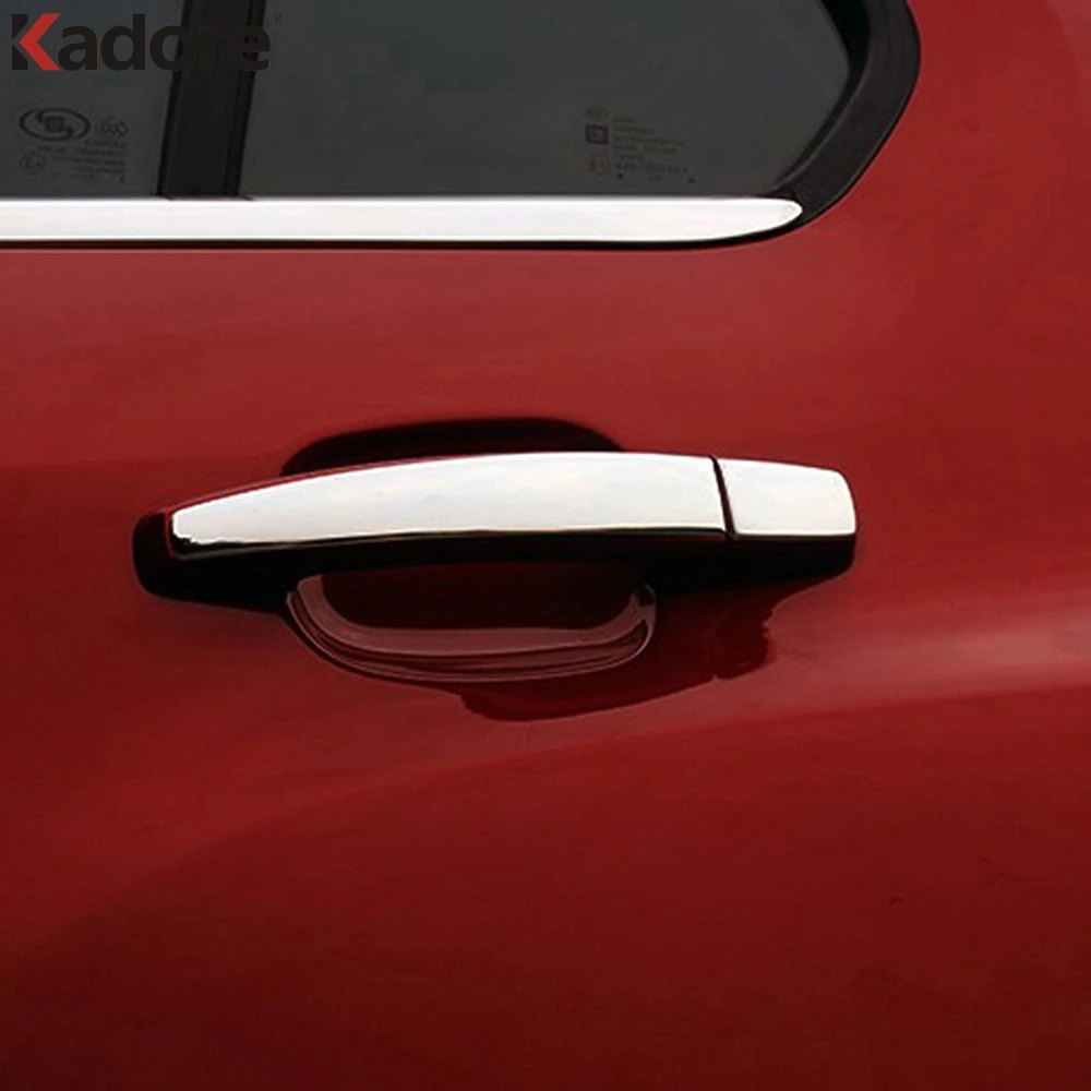 Chrome Side Door Handle Cover Trim For Chevrolet Trax Tracker 2014 2015 2016 2017 2018 Styling Accessories Sticker