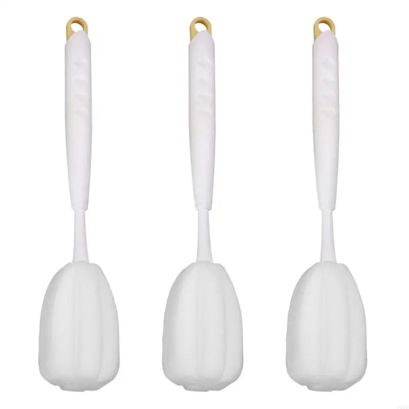 Flexible Sponge Cup Brush With Straw Cleaner Milk Bottle Cleaner For Baby Feeder 55KF