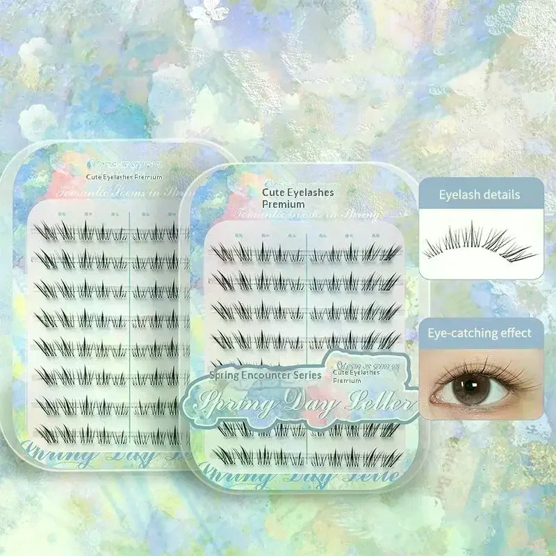 Faux cils sans contact, bouquets de cils naturels, cils auto-adhésifs sans colle