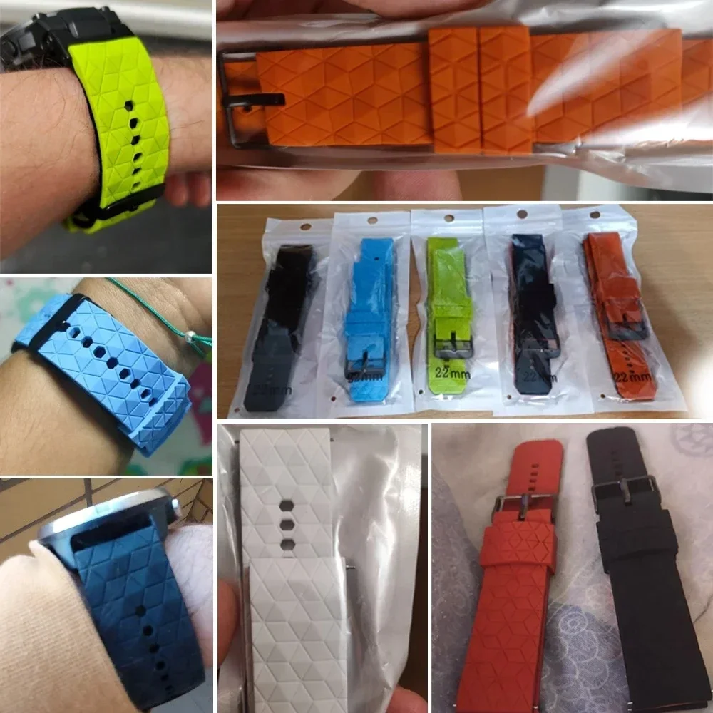 Cinturino in Silicone da 22mm per Xiaomi Mi Watch S1 Pro Active Watch Band Belt per Xiaomi Watch Color 2 cinturino sportivo Correa