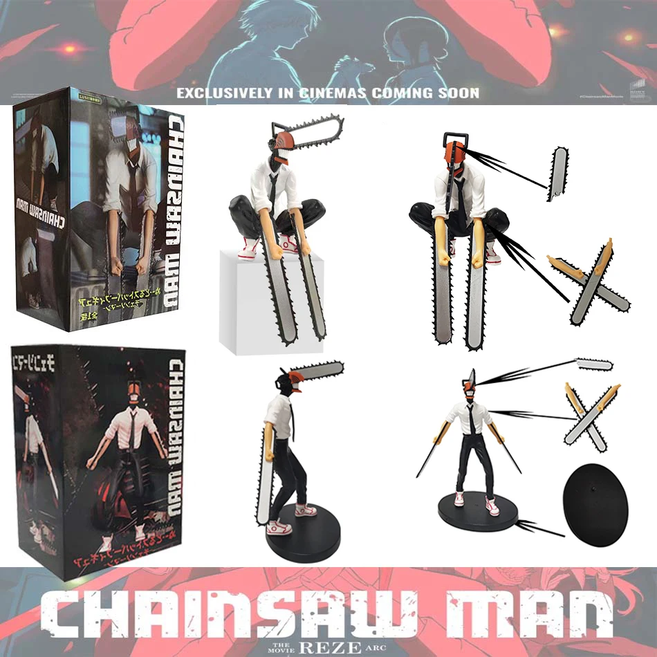 

Новый человек с бензопилой Lacey/Power/Denji, аниме, экшн-фигурка, ПВХ, бензопила, человек, стопор для лапши, фигурка для взрослых, коллекция, модель игрушки