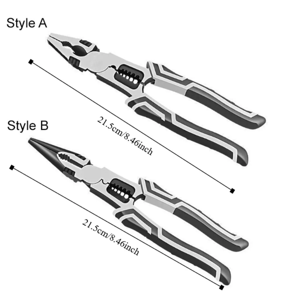 متعددة الوظائف شقة/فم مدبب 9 بوصة سلك ذو طيات صلابة عالية العالمي ملزمة كماشة توفير العمالة قطري ذو طيات كهربائي