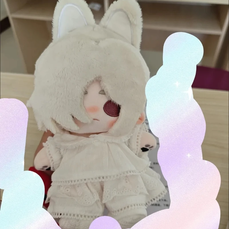 

20 см аниме игра Identity V Grave Keeper Kawaii косплей мягкая хлопковая кукла тело с ушками мультяшное платье игрушечные фигурки фанаты подарки