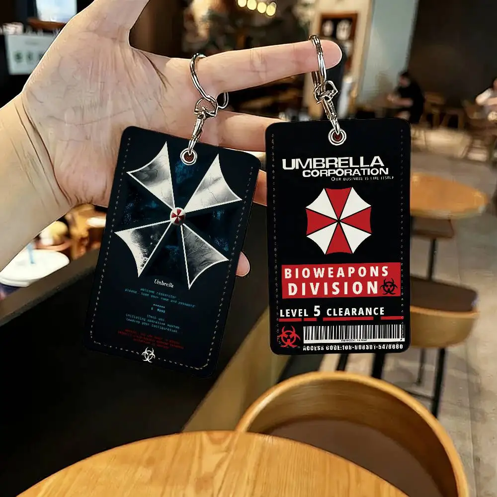 

Держатель для карт Game Umbrella Corporation с брелоком. Подходит для студенческих удостоверений, банковских карт, карт доступа, удостоверений личности и других случаев, когда это требуется.