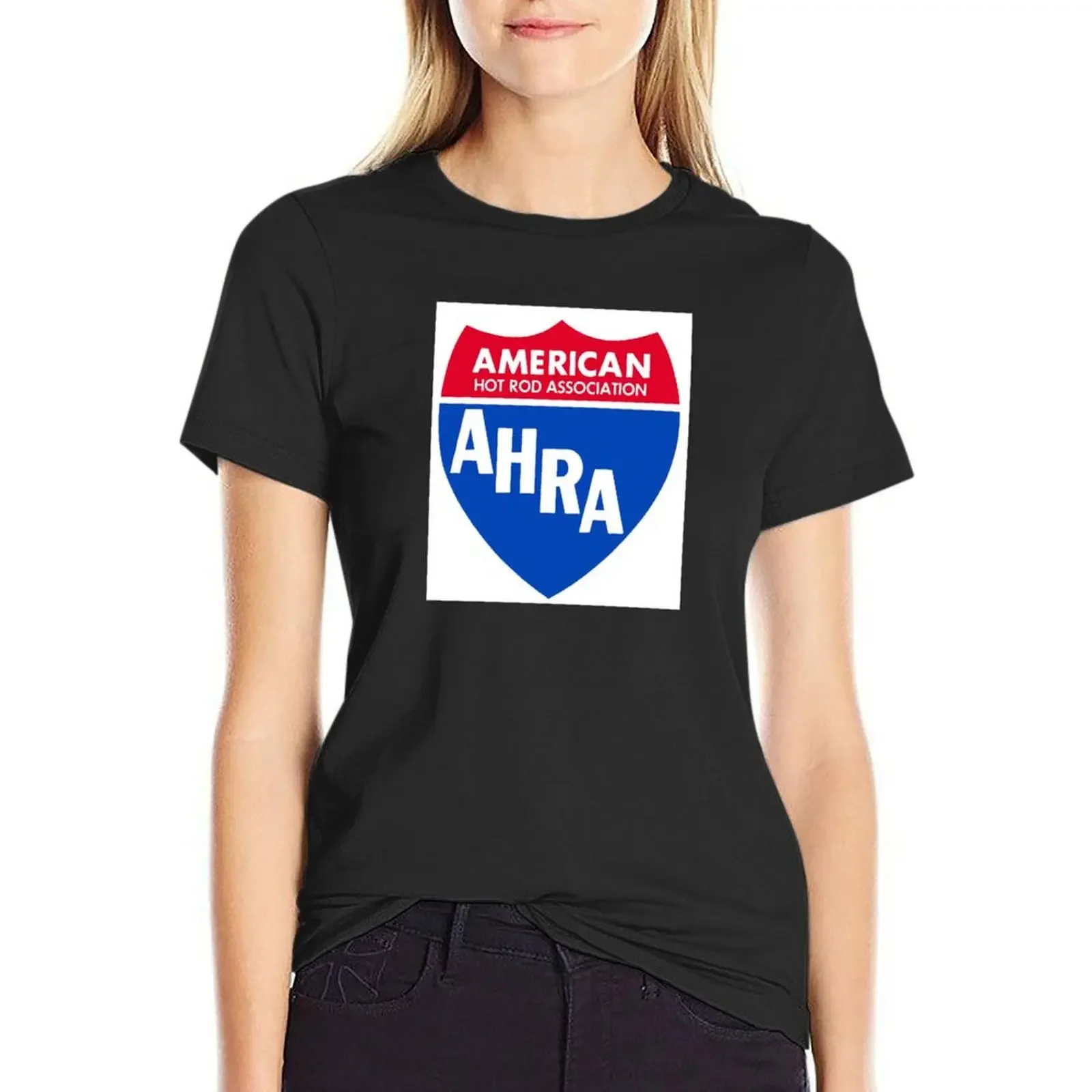 

AHRA T-Shirt Female clothing heavyweights plus sizes Womens graphic t shirts