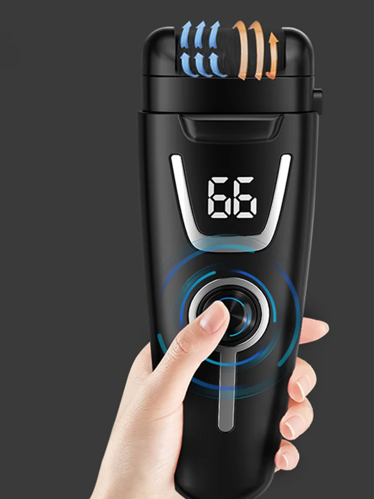 USB Rechargeable Electric Foot Grinder Portable Digital Display Callus Remover Foot File for Heel Dead Skin Removal Tool