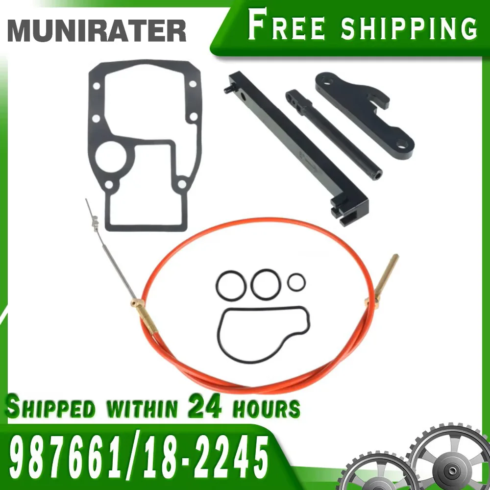 Conjunto do cabo do deslocamento inferior, MAC Cobra Sterndrive Substitui 987661, Alta qualidade