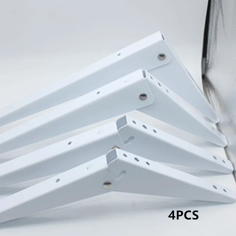 4 pcs hardware triangle bracket storage rack support rack desktop folding bracket movable microwave oven rack