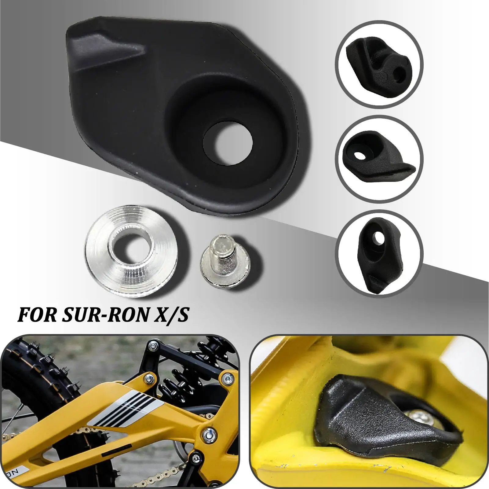 

Electric Off-Road Vehicle Rear Flat Fork Crash Rubber For Sur-Ron Surron Sur Ron Light Bee S X Original Accessories