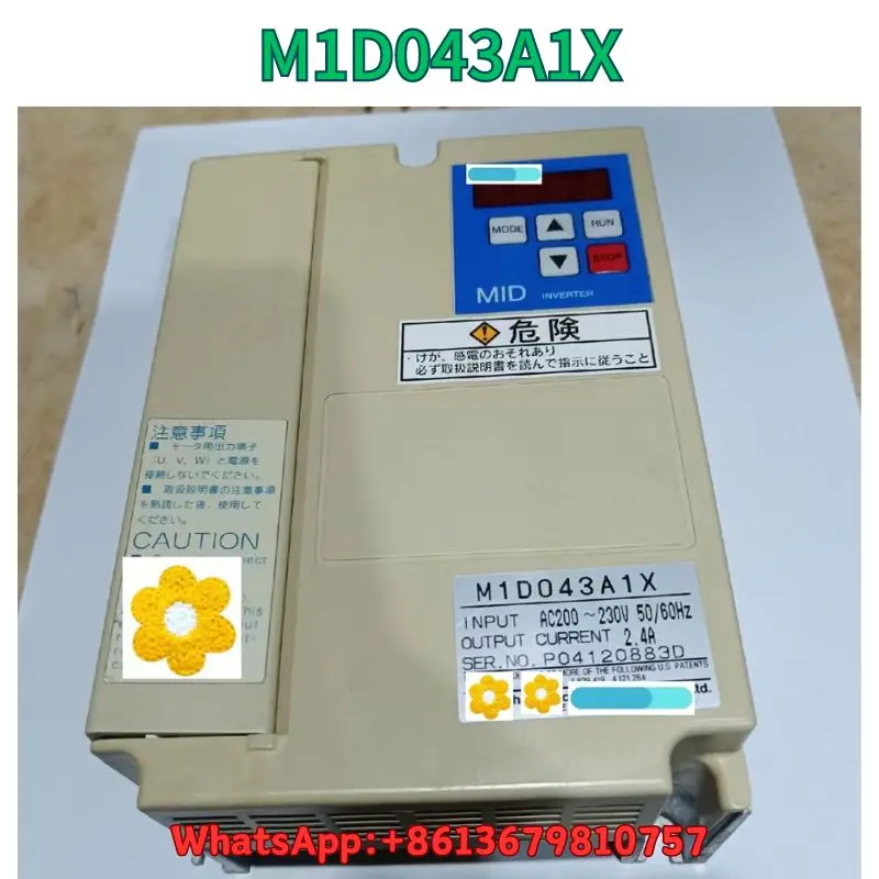 

second-hand Frequency converter M1D043A1X 0.4KW test OK Fast Shipping