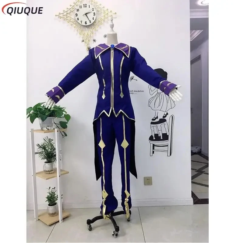 Disfraz de Cosplay de Lelouch de la Revolución R2 Zero, Disfraces de Anime Lamperouge, Capa de Halloween, Traje de F6; j'3\y, x,3;f\6;h/ABC123