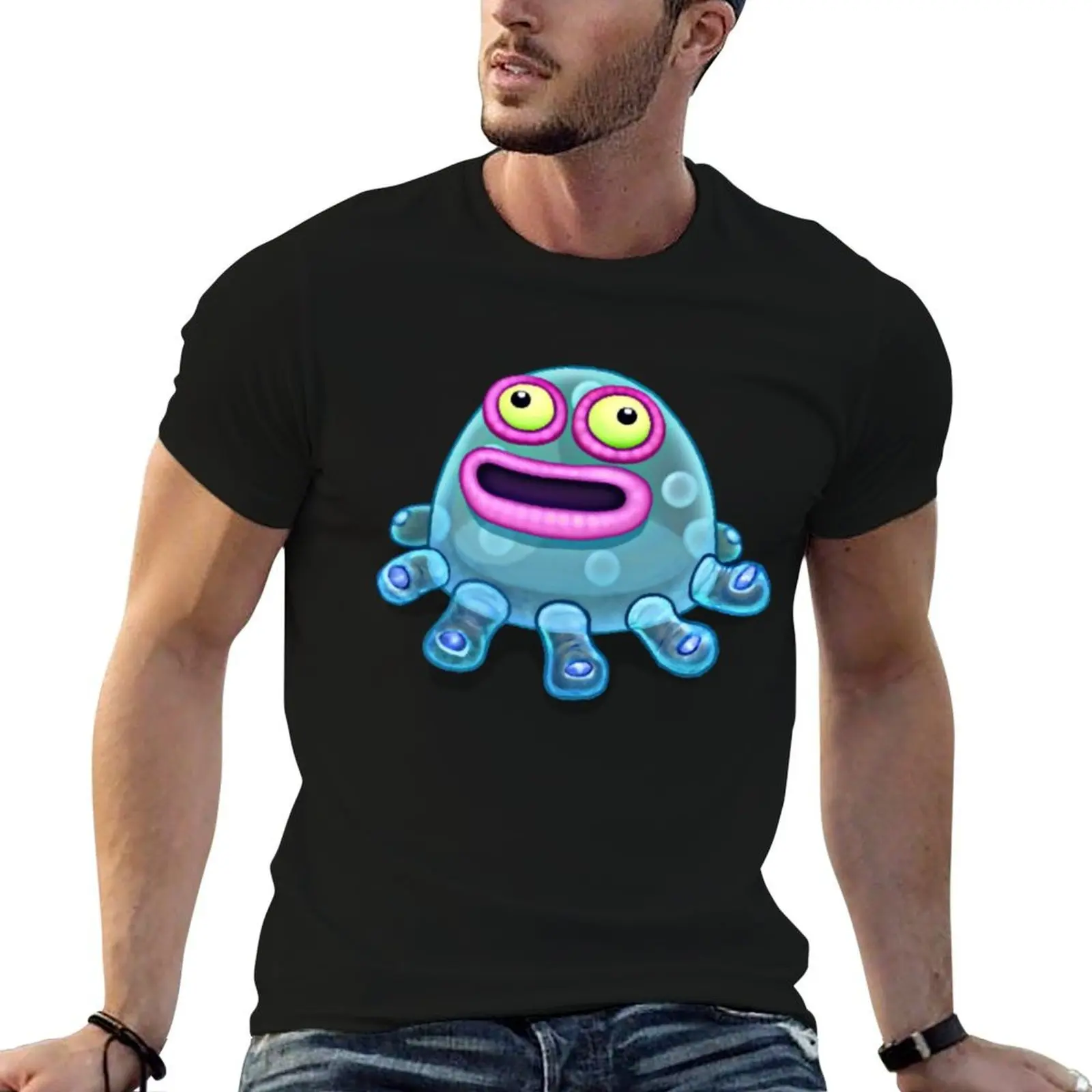 My Singing Monsters character Toe Jammer T-Shirt Louboutins vintage anime shirt cotton t shirt men