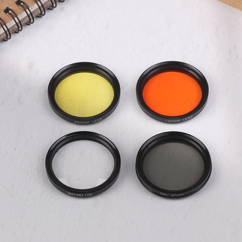فلتر تصوير حوض السمك مقاس 37 مم - عدسة مرجانية لتصوير خزان المياه المالحة/المياه العذبة، يزيل الوهج ويعزز الألوان