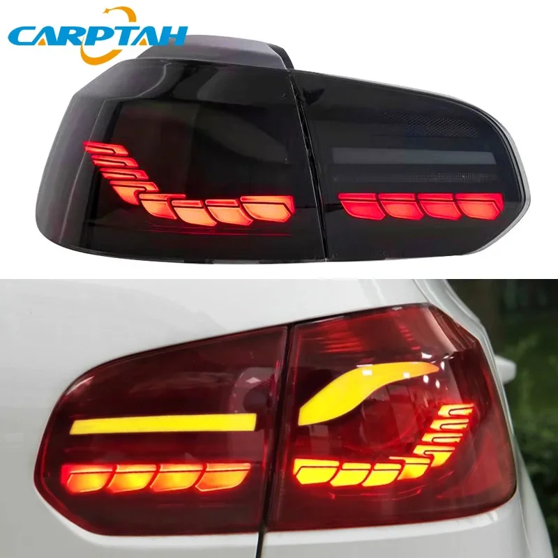 Car LED Taillight For Volkswagen Golf 6 MK6 R20 2009-2013 Rear Running Lamp Brake Reverse Turn Signal Waterproof Car Accessories